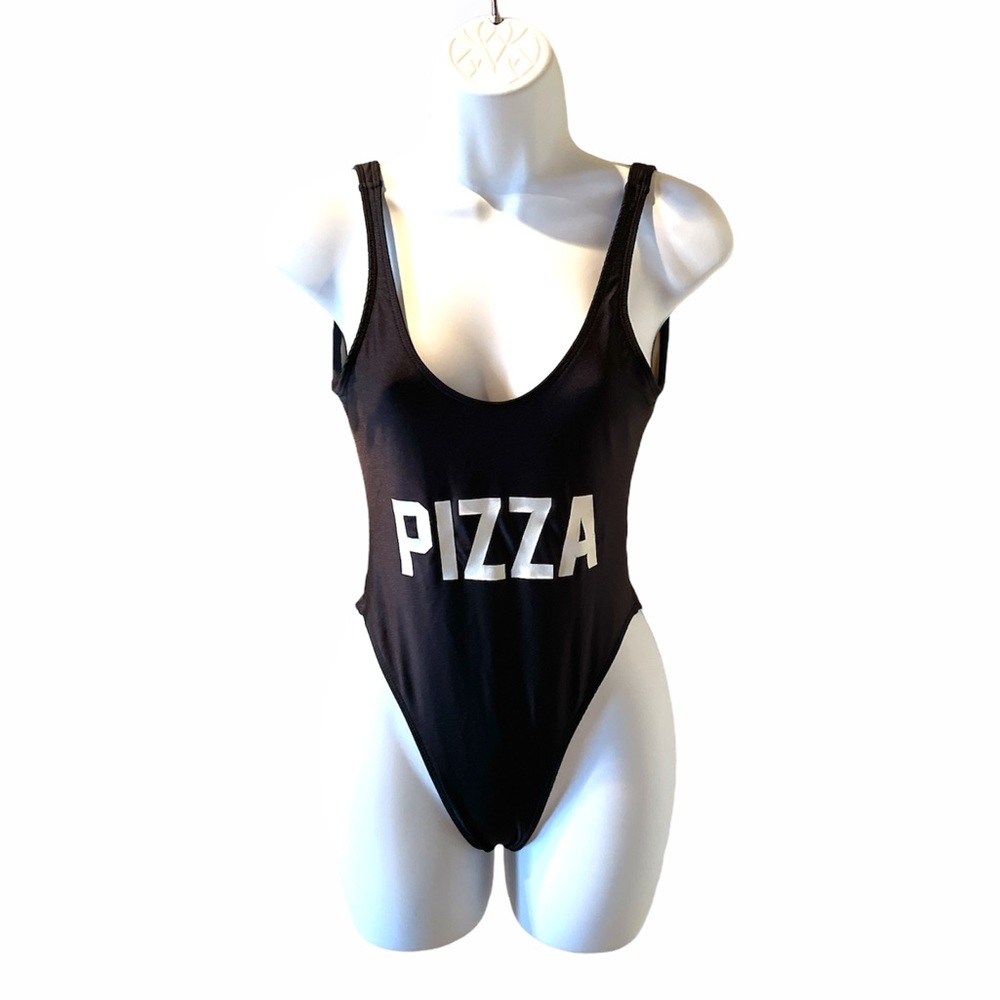 Private Party 🍕 Pizza One Piece high cut swimsuit